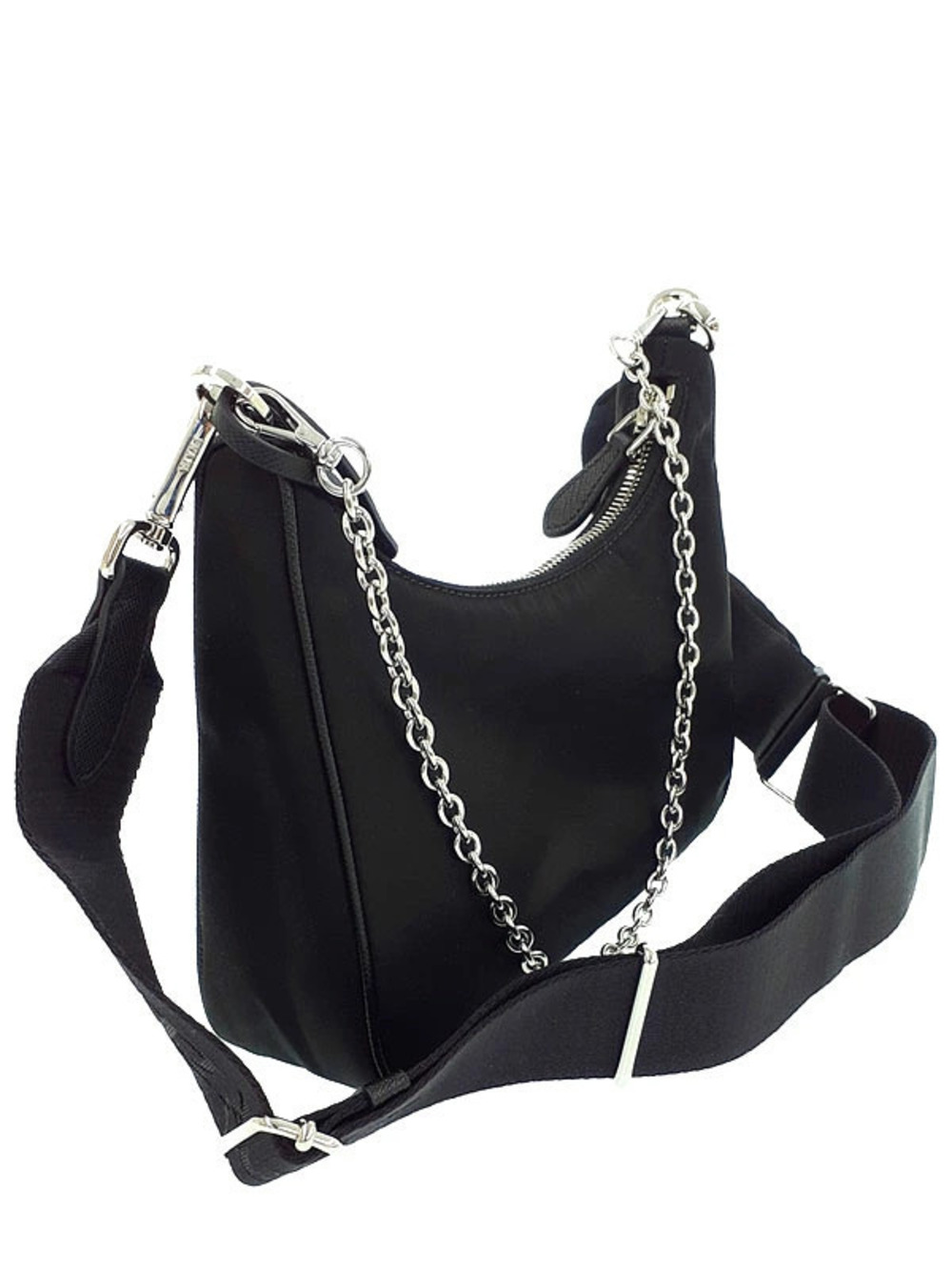 Prada ReEdition ReNylon Chain 2005 Black Bag